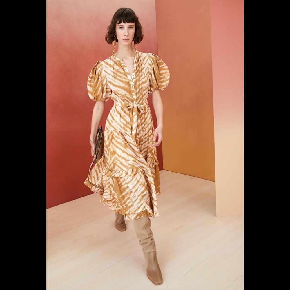 Ulla Johnson Magdalena dress size 10 Sand